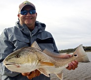 fly fishing redfish in hilton head south carlina on vacation with Capt. Mark Nutting