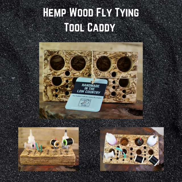 Hemp Wood Fly Tying Tool Caddy
