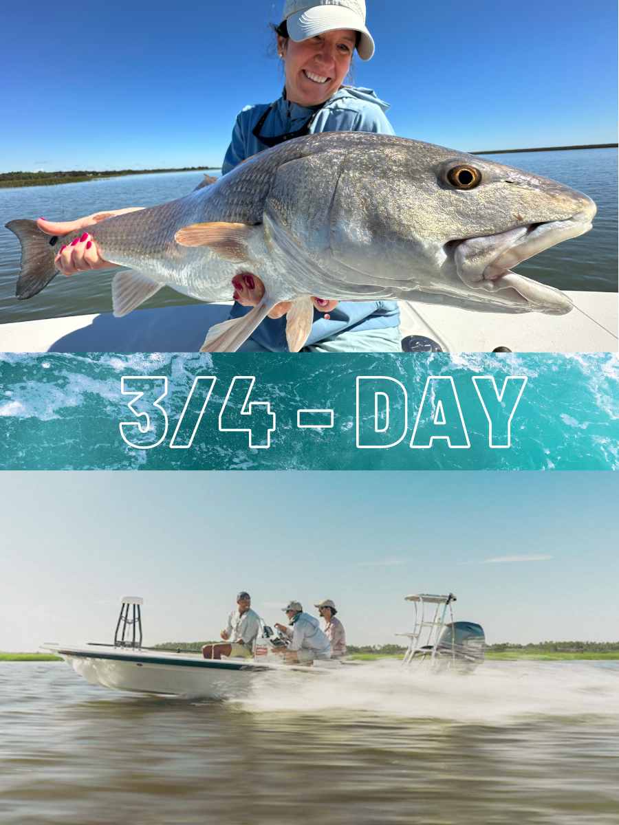 3/4 day Beaufort Fishing Charter