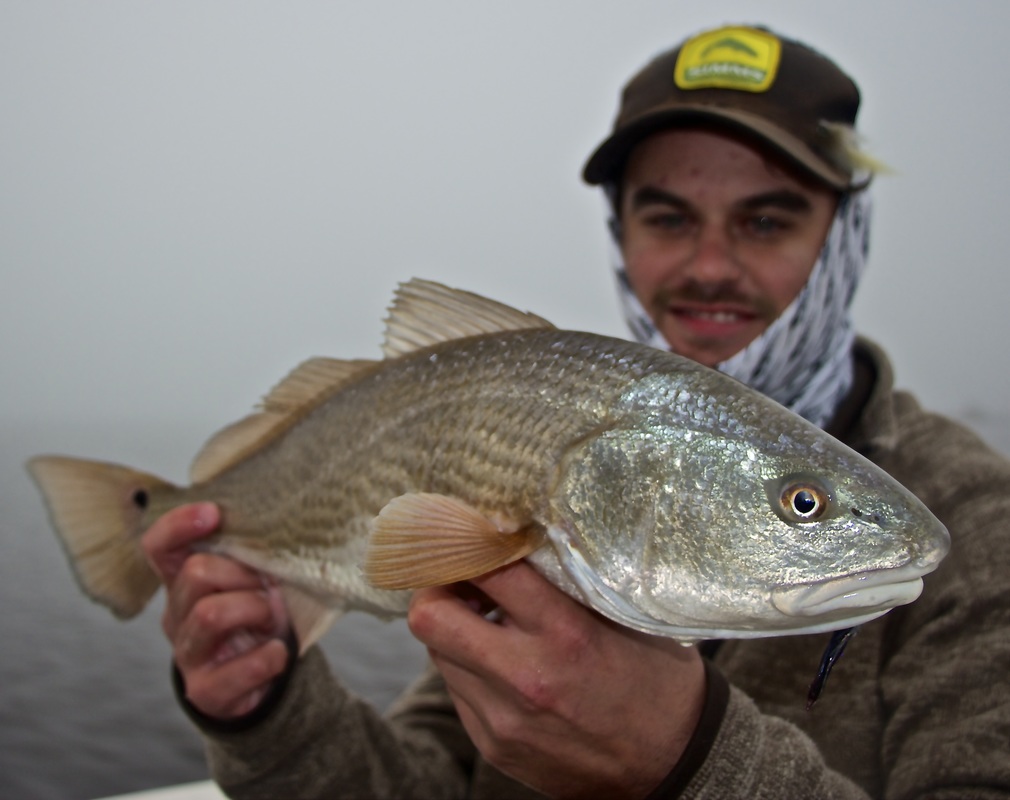 Michael from Florida with a nice beaufort redfish
